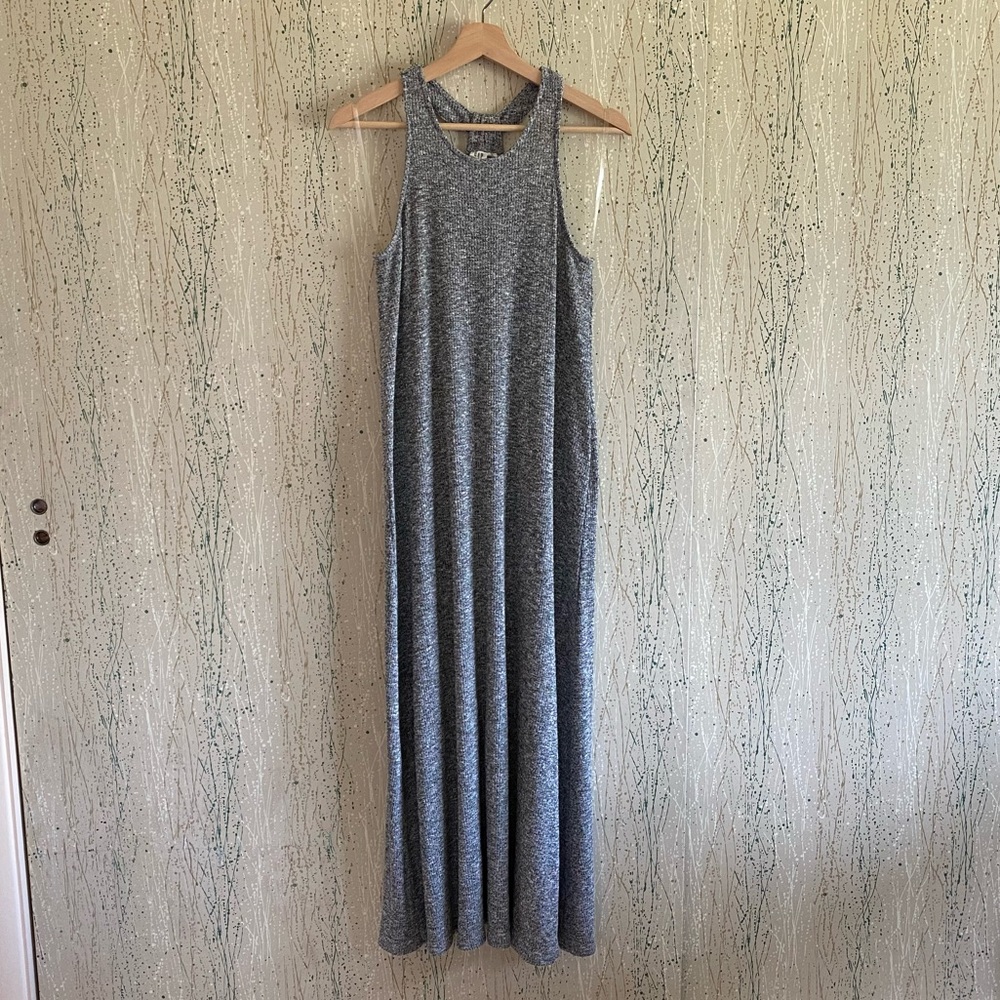 GAP softspun knit racerback maxi dress heather grey size XS - Picture 2 of 6